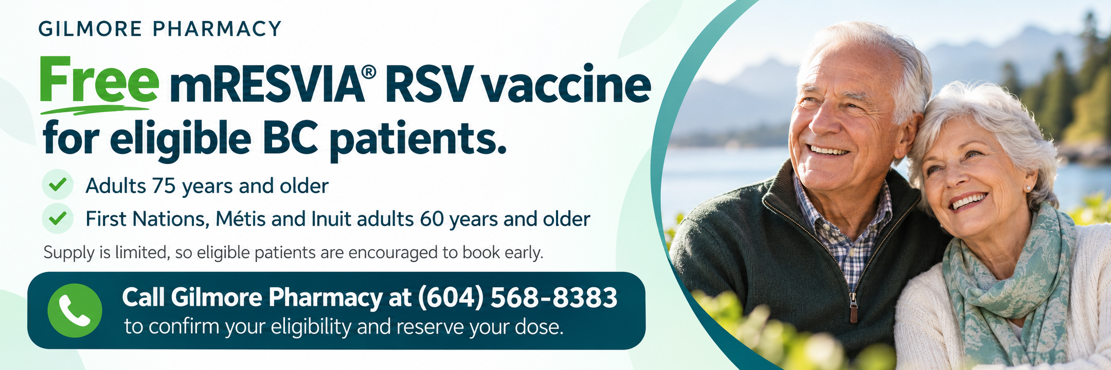 Free mRESVIA at Burnaby Pharmacy